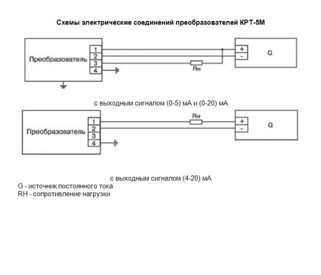 КРТ-5М схема соединений